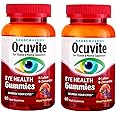Ocuvite Eye Health Gummies, Mixed Fruit Flavors, 60 Count (Pack of 2)