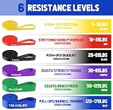 Fokky Resistance Bands Set 6 Levels with Door Anchor for Full Body Workout view 2