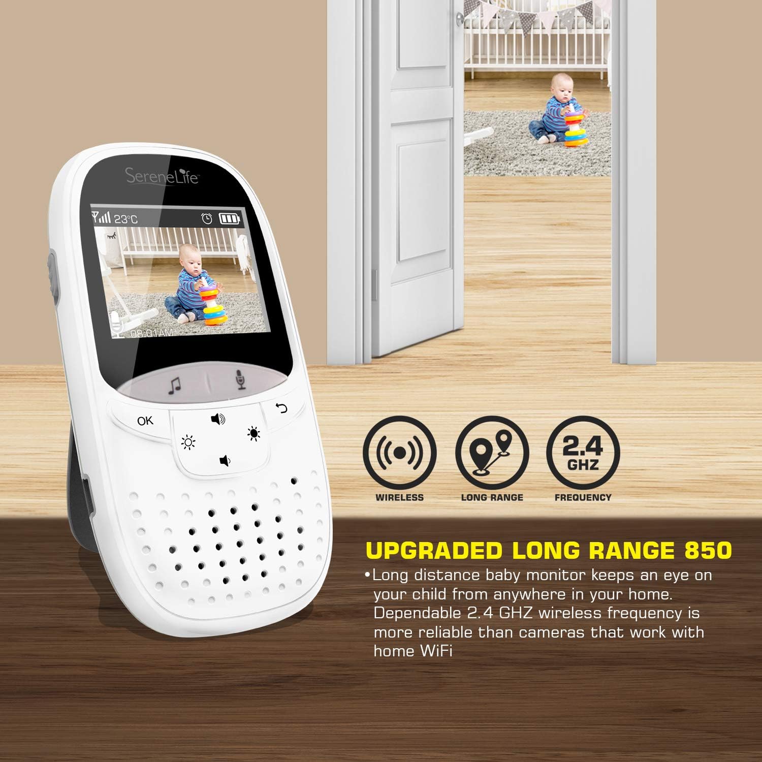 baby monitor with long distance range