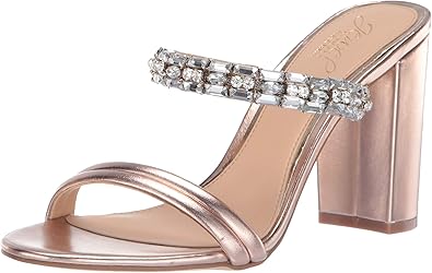 badgley mischka gold sandals