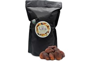 LILA BAZAAR - ORGANIC Sun-Dried Turkish Apricots 2LB, Natural Taste and Fresh, Nutritious and Healthy Snack, In Resealable Bag, No Sulfur Added, No Sugar Added and No Artificial Flavors!!!