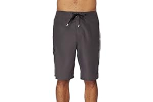 O'NEILL Men's 21 Inch Solid Boardshorts-Water Resistant Swim Trunks for Men with Quick Dry Stretch Fabric and Pockets