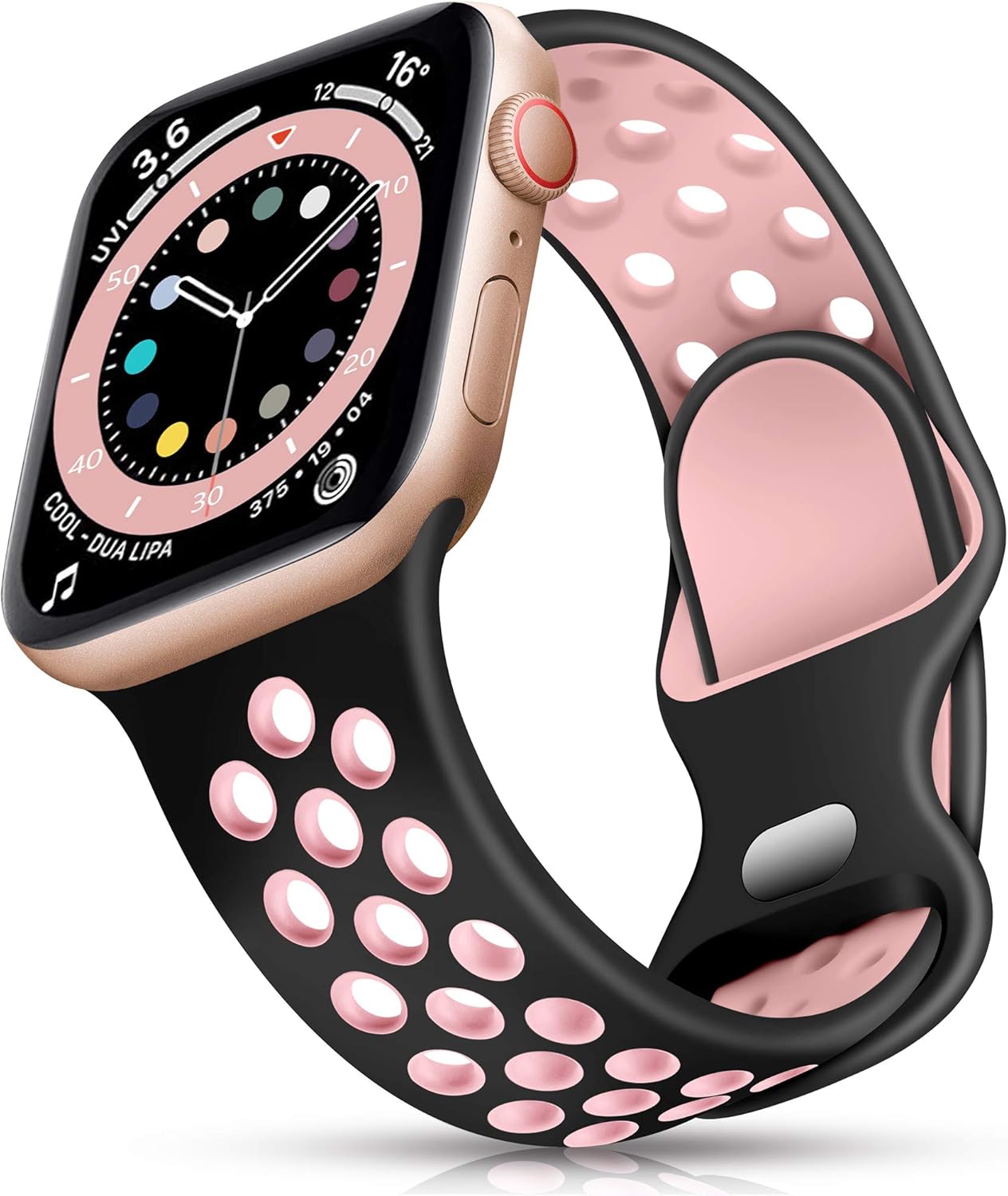 Epova Silicone Sport Strap Compatible with Apple Watch Strap 38mm 40mm 41mm 42mm