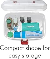 MILTON Medical Box First Aid Storage Box Portable With Detachable Tray White view 5