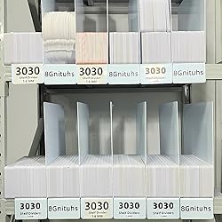 50Pcs 3030 Shelf dividers/numbered stickers/number