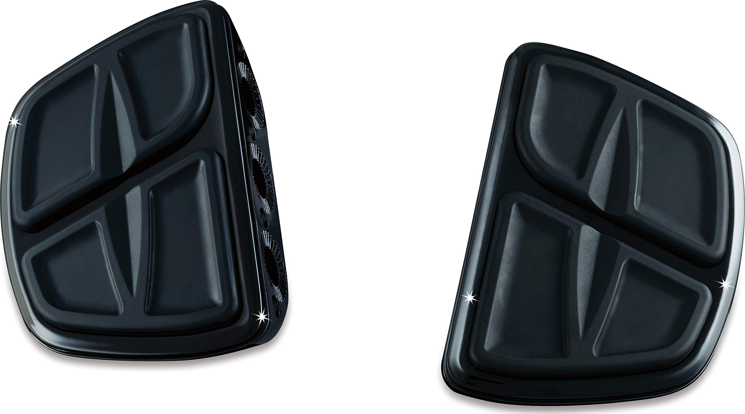 Kuryakyn 6914 Gloss Black Motorcycle Fairing Vent Accent – Easy Adhesive Install For Road Glides - View #3