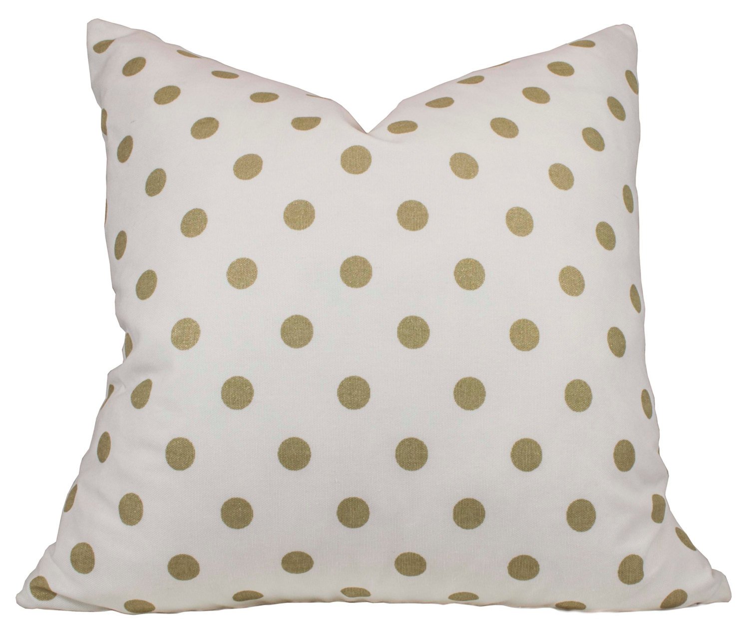 Amazon Com Gold Polka Dot Euro Pillow Cover Nursery 26 X 26