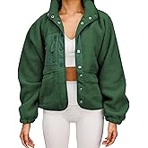 Aoang Womens Winter Coats Casual Lapel Long Sleeve Fleece Faux Fur Jacket