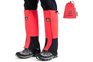 HIGH EXPERIENCE Leg Gaiters 100% Waterproof Adjustable Shoe Snow Boot Guard Gators for Hiking Shoe Cover Hunting Snowshoeing Climbing Walking for Women Men