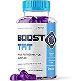 Boost TRT Gummies for Men, Official Boost TRT Male Performance Gummys with Natural Ingredients, Advanced BoostTRT Men's Gummy Supplement with Maximum Strength Premium Vitamins (60 Gummies)