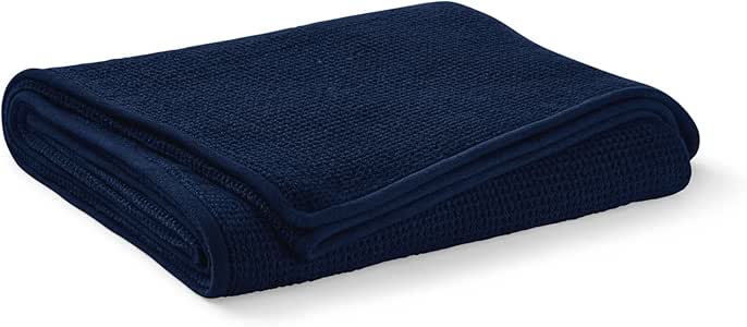 Amazon.com: Ralph Lauren Home Luxury Cashmere PiquÃ© Throw Blanket- Polo Navy (50