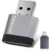 OTTOCAST Mini Nova 2-in-1 Wireless CarPlay &amp; Android Auto Adapter（Silver） | iPhone &amp; Android,2-in-1 Design,5s Auto Connect,Compact Mini Size,Keeps Original Vehicle Controls,Aluminum Housing