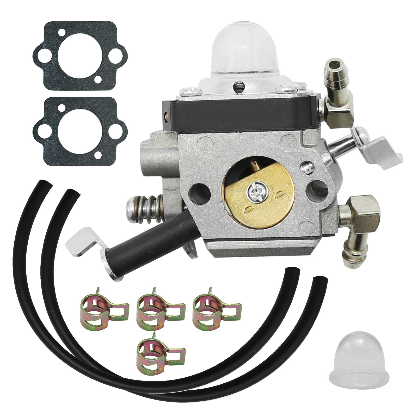 Photo 1 of Carburetor Replacement for Wacker Neuson BS50-2 BS50-2i BS60-2 BS60-2i HDA 242 HDA 252 Chainsaw Parts with Gasket Primer Bulb Fuel Line
