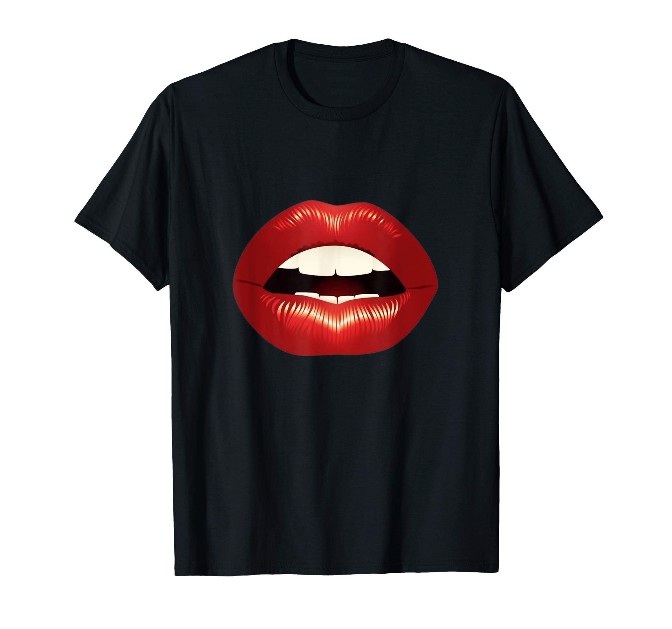 Red Lips Lipstick Kiss T-Shirt