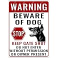 Cartello Attenti Al Cane 20x30 Cm: Resistente, Visibile E Facile Da Installare!