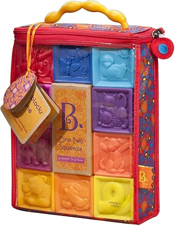 B. Toys B. One Two Squeeze Blocks 