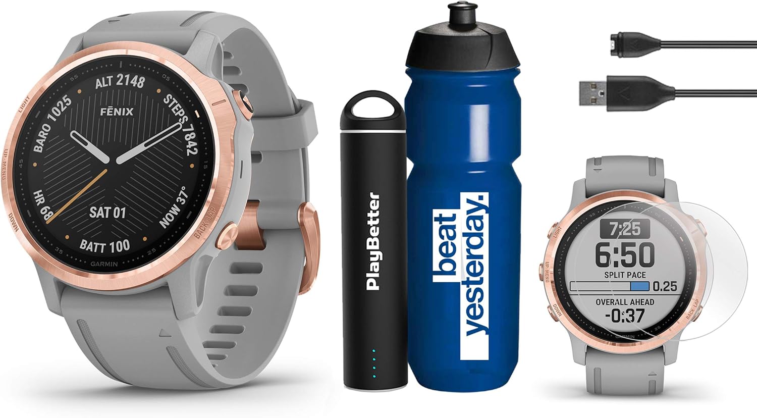 fenix 6s plus sapphire