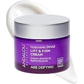 Andalou Naturals Hyaluronic DMAE Lift & Firm Skin Cream (1.7 oz) | Anti Aging Face Moisturizer with Hyaluronic Acid, Helps Re