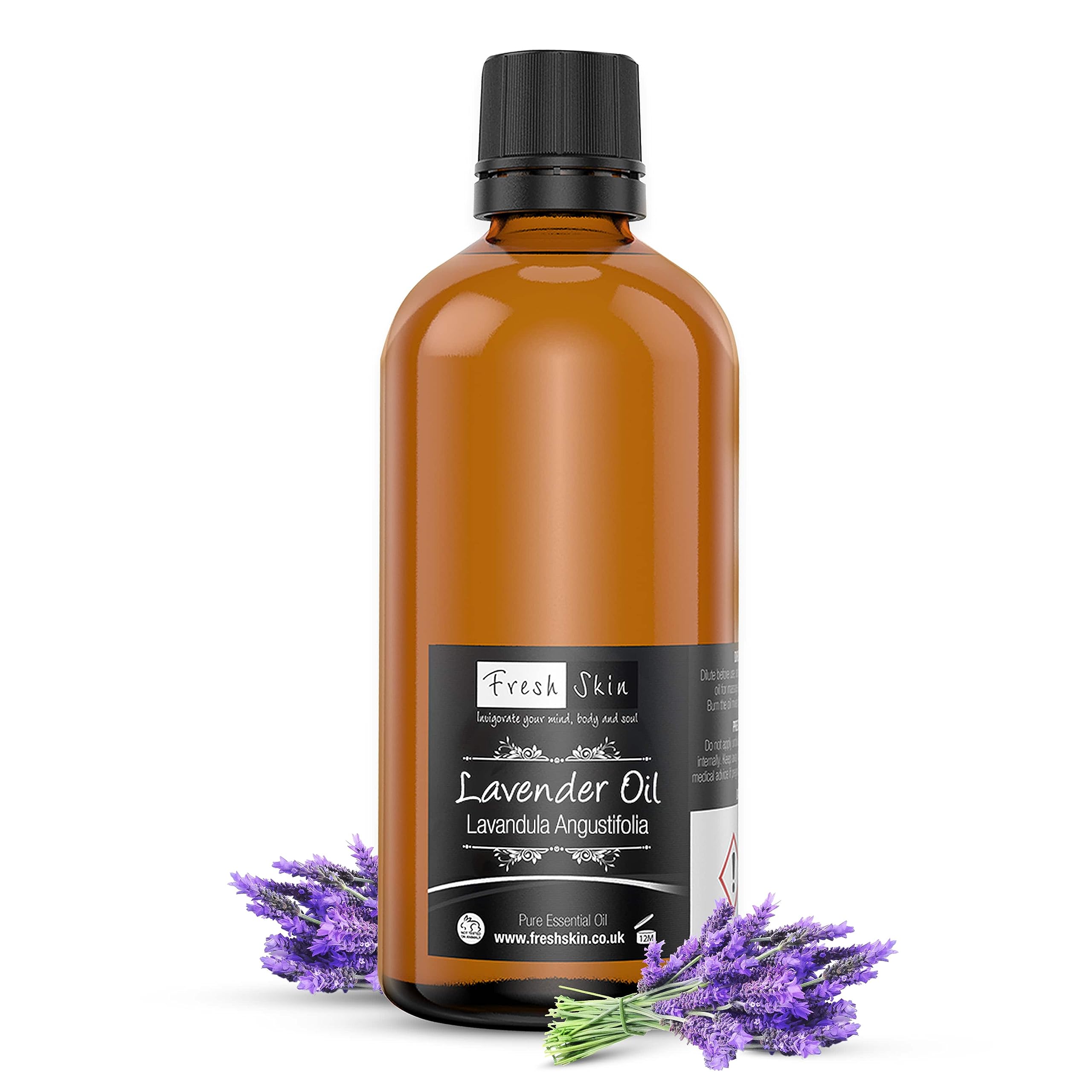 Freshskin Beauty LTD | Lavender Essential Oil - 100ml - 100% Pure & Natural Essential Oils - Lavender Oil for Sleep, Aromatherapy, Diffusers for Home - Vegan Friendly