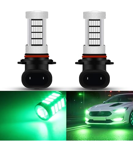 881 LED RGB Fog Lights Bulb Amber Yellow White Multicolor H8 16 Color