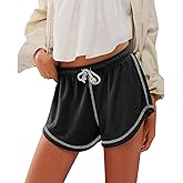 Yousify Women’s Casual Shorts Comfy Drawstring Elastic Waist Summer Beach Workout Lounge Shorts for Women