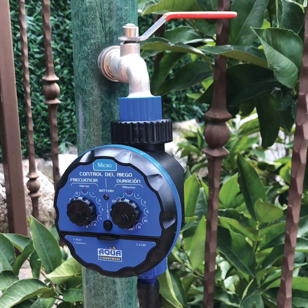 Aqua Control Riego por Goteo para Jardín-Incluye Goteros, Tubería ...