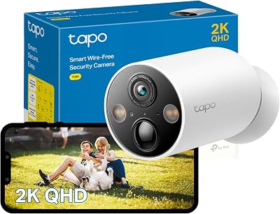 Tapo TC85 2K QHD Battery Wireless Outdoor Security Camera 300 Day Battery