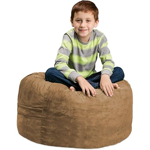 Chill Sack Bean Bag Chair, 2-feet, Microsuede - Earth - Cover Only