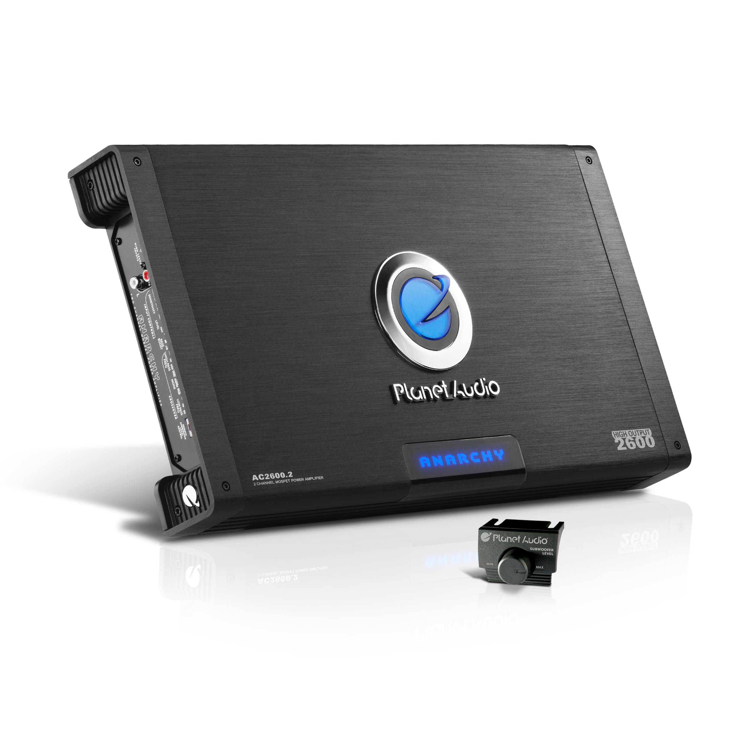 TheWholesaleHouse Planet Audio AC2600.2 MOSFET Two-Channel Power Amplifier, 1300 Watts x 2 Max Power