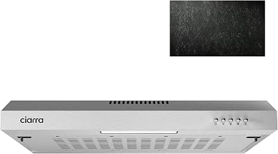 CIARRA CBCS6903 60cm Visor Cooker Hood Stainless Steel Undercabinet