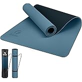 Yoga Mat Non Slip, Eco Friendly Fitness Exercise Mat with Carrying Strap,Pro Yoga Mats for Women,Workout Mats for Home, Pilates and Floor Exercises