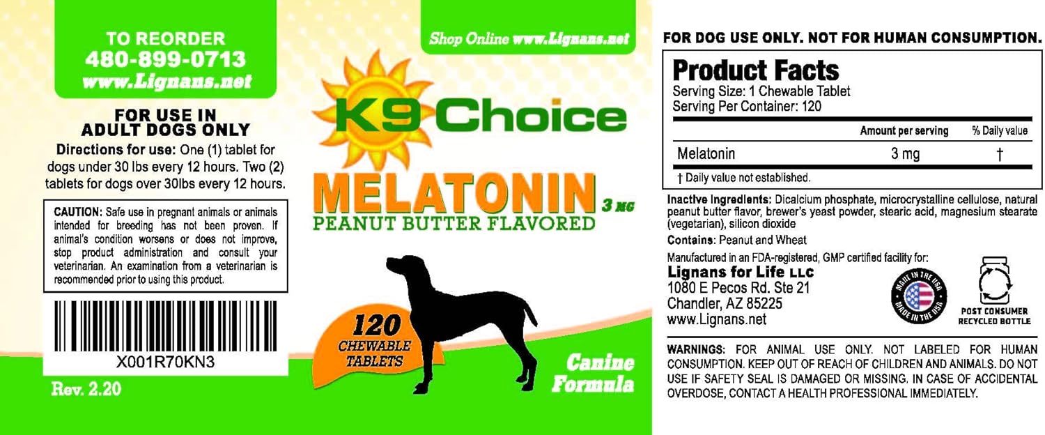 k9 choice melatonin