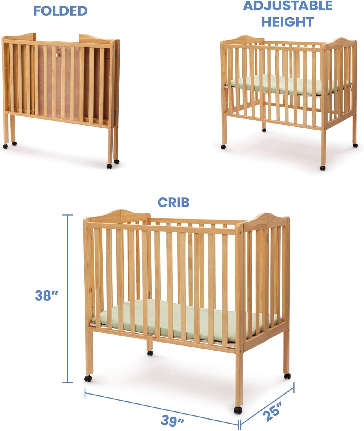 delta portable mini crib
