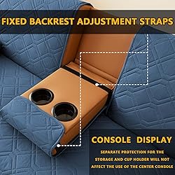 ZYXFYY 4 Pieces Click Clack Sofa Bed Cover 3