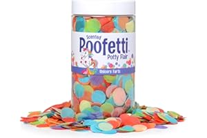 Poofetti Potty Flair - Scented Potty Training Party Toilet Confetti from PrimaStella (Unicorn Farts Scent)