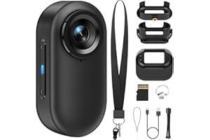 RGJZKGN 128GB Body Cameras with Audio and Video Recording: 1080P FHD Body Cam Thumb Size Sports Action Body Camera, Wearable Pocket Camera Bodycam for Work, Travel, Fishing, Pet Walking, Outdoor Adventures