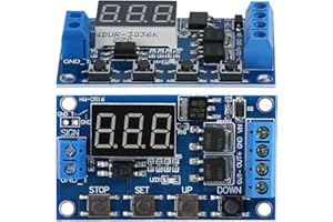 DC 5V-36V Cycle Delay Timer Switch Turn On/Off Relay Module with LED Display