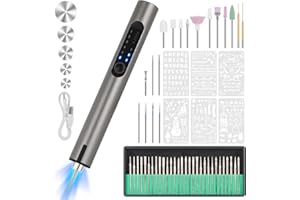 Customizer Engraving Pen - A Versatile Engraver Tool for Artists & DIYers, an Engraving Pen for Metal, Wood, Glass and Plasti