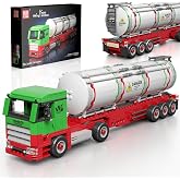 Mould King American Style Oil Tanker Truck Building Set, 556 PCS STEM Toy | 556 PCS, Detailed Interior, STEM Toy, Ages 8+, Collectible Model, for Boys/Girls,STEM Toy Vehicles