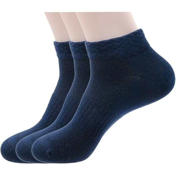 Calcetines Deportivos Talla 10-13 Pack De 6 Pares De Calcetines Tobilleros Para Hombre - Hechos En EE.UU., Mezcla De Algodón, Talla 10-13 Calcetines American Made Sport Series