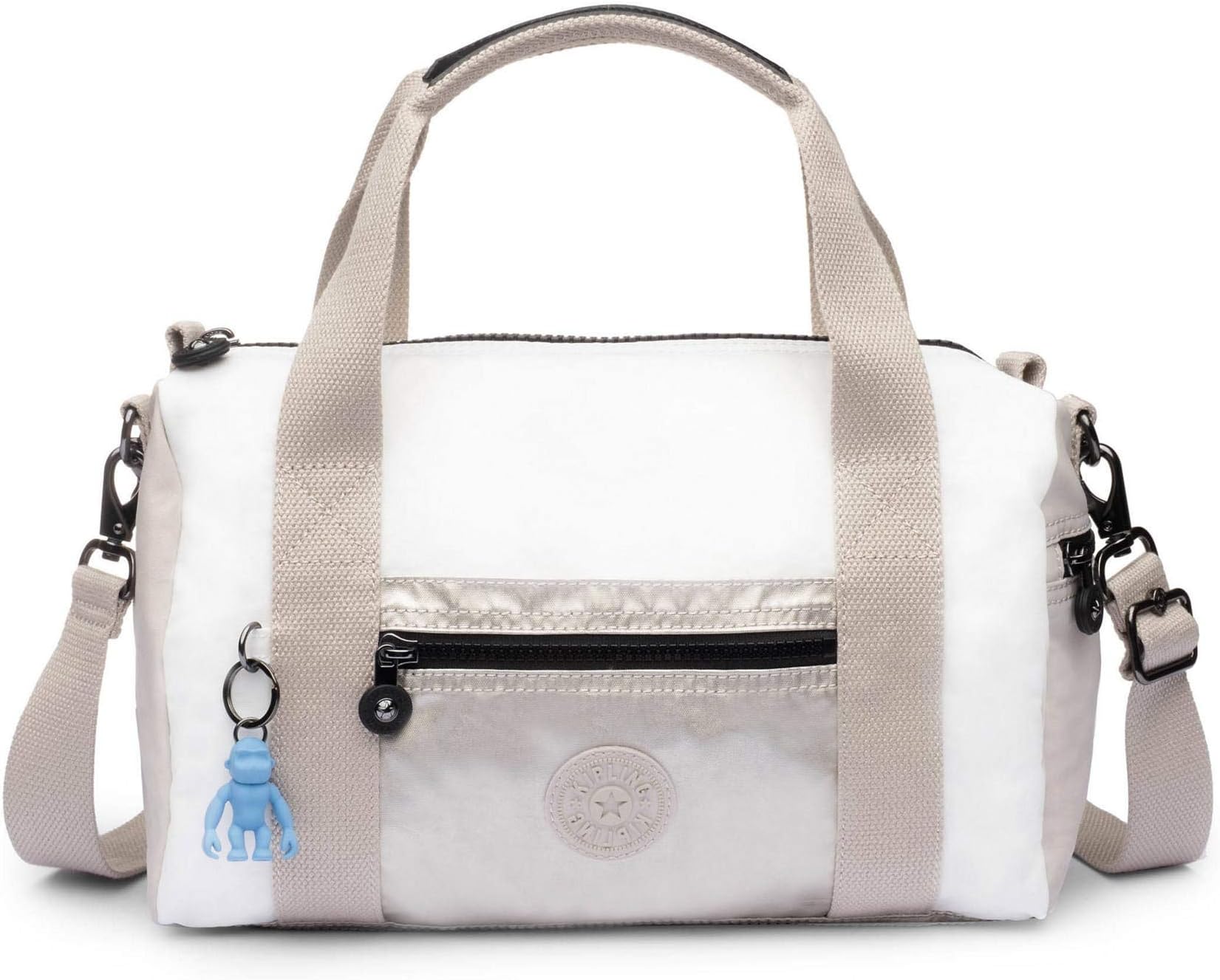 Kipling Tag Along Duffle, Essential Travel Bag, Multi Pocket, Zip Closure