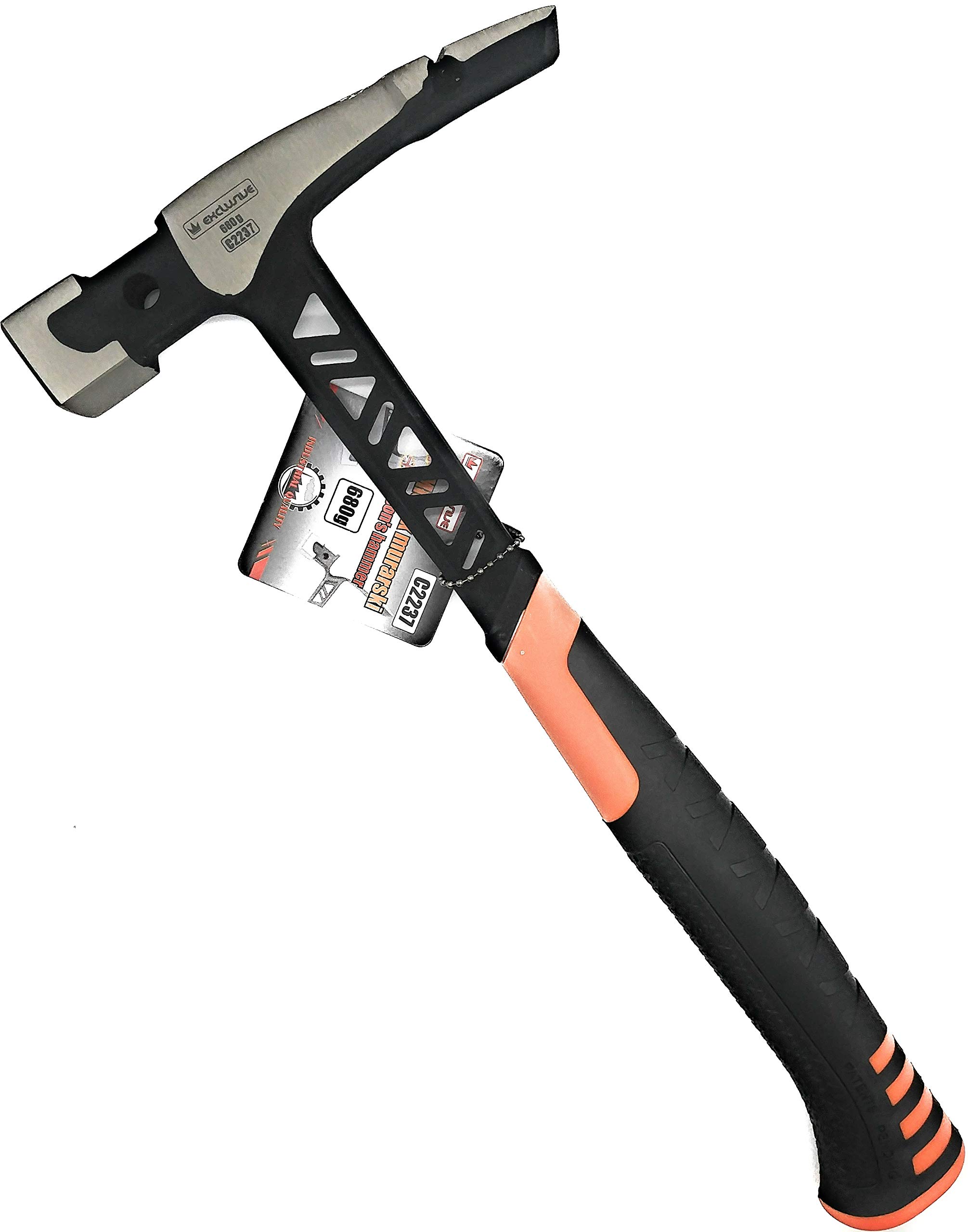 RICHMANN Heavy Duty Masonry Bricklayers Hammer 680 gr Solid one Piece Body, (C2237)