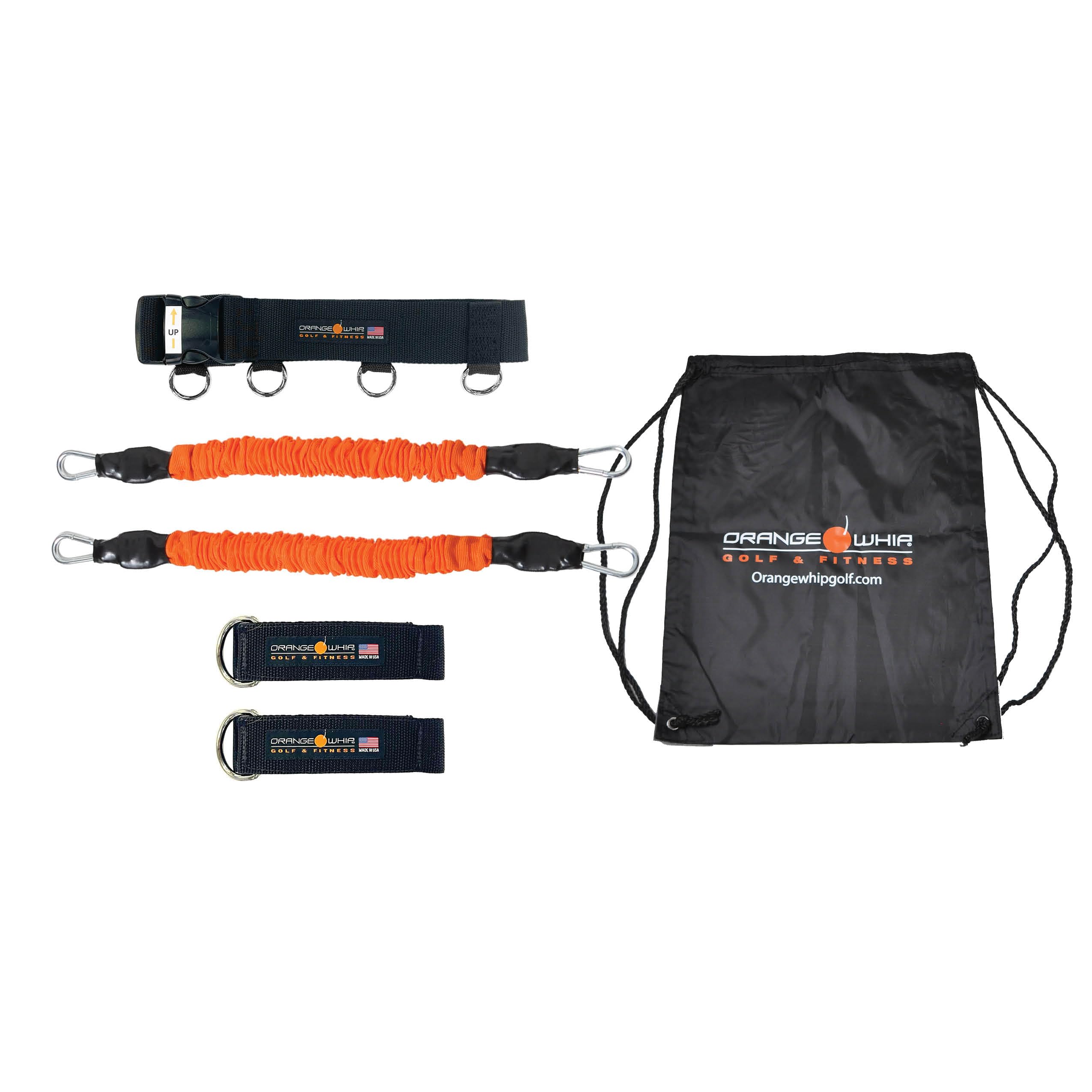 Orange Whip Turn Trainer, Resistance Bands Tool for Golf Swing Training (Regular)