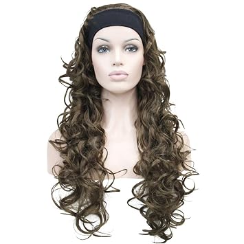 Amazon Com Cherryi 26inch Synthetic Half Wig Long Curly Hair