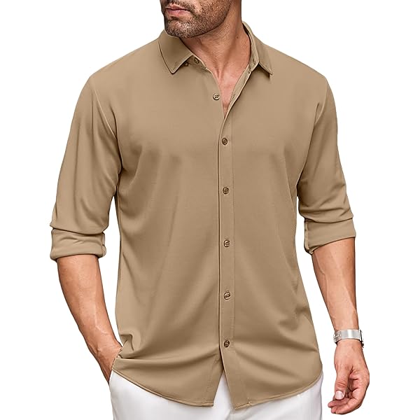 chieko＋cottonsilk dress shirt 38 Amazon.com: Mens Button Down Shirt Casual Oxford Shirts