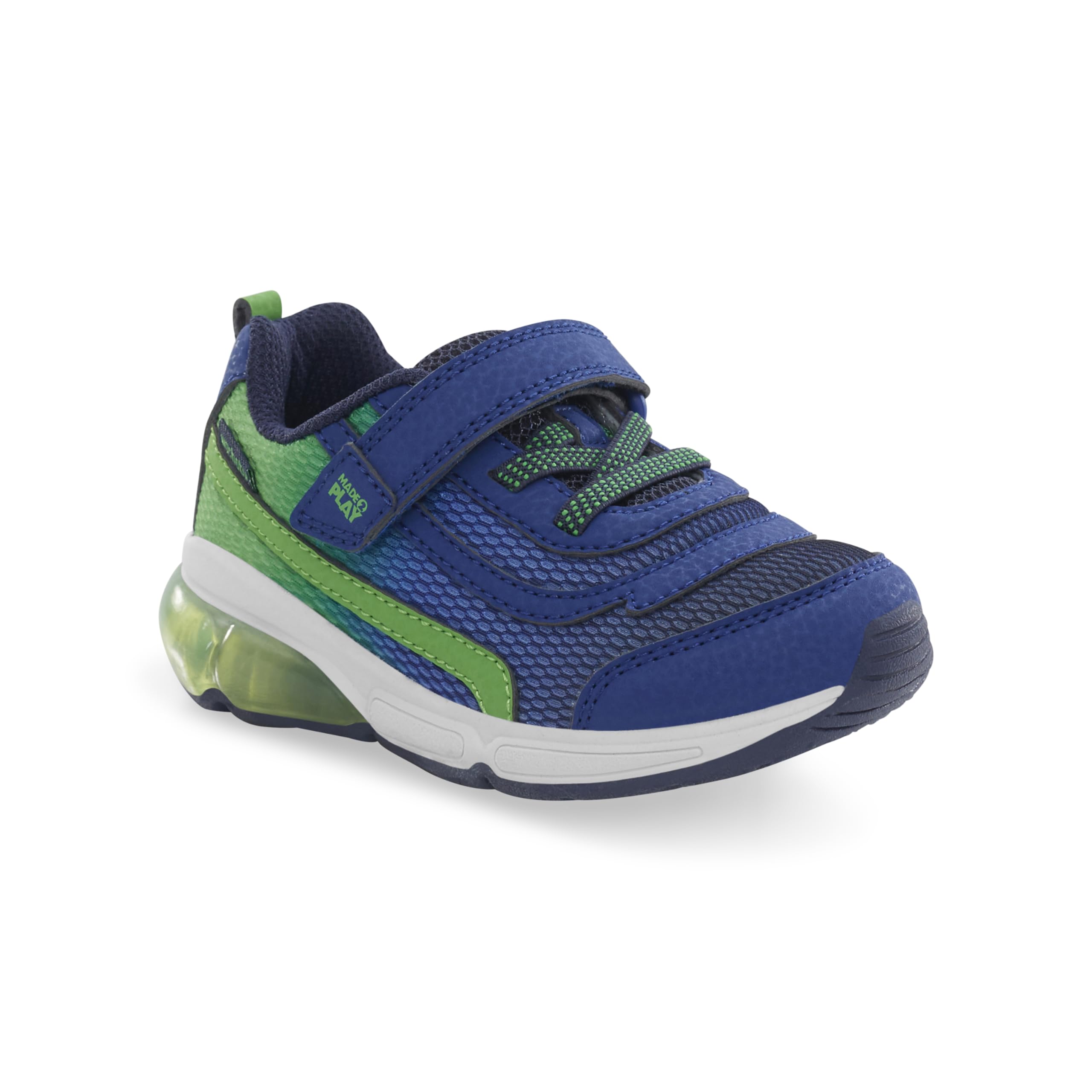 Photo 1 of Stride Rite M2P Surge Bounce Sneaker, Navy/Green, 7 US Unisex Little Kid