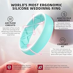 Egnaro Women’s Silicone Engagement Rings, Inner