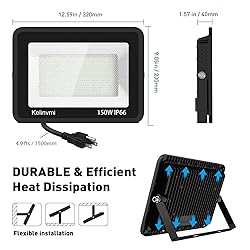 kelinvmi 150W LED Flood Light Outdoor, 900W