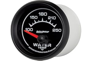 Auto Meter 5937 ES 2-1/16" 100-250 F Short Sweep Electric Water Temperature Gauge