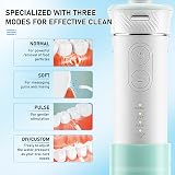 HANGSUN Hangsun Water Flosser Cordless Oral Irrigator HOC600 6 Tips IPX7 Green view 3